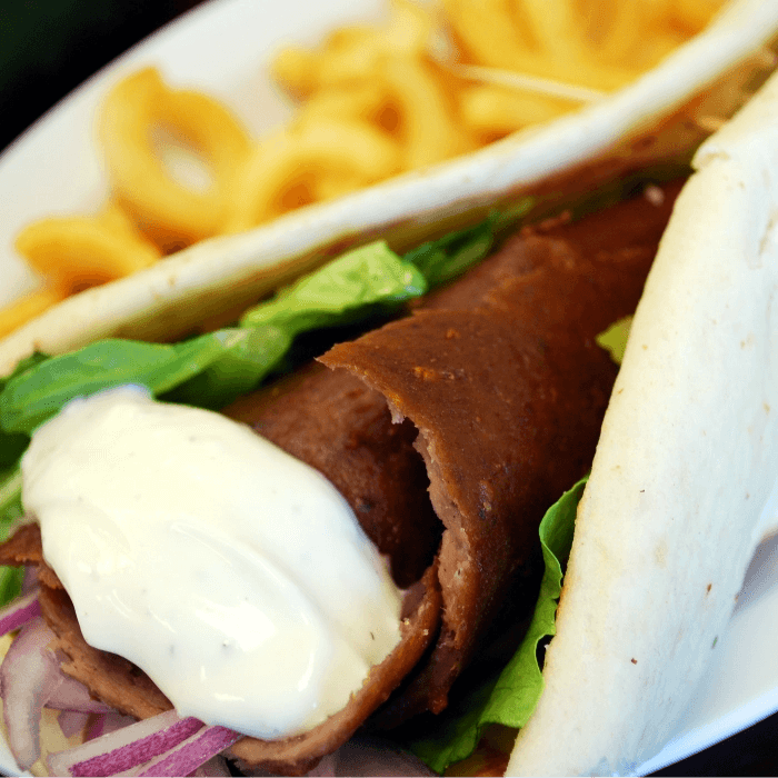 Gyros Sandwich.