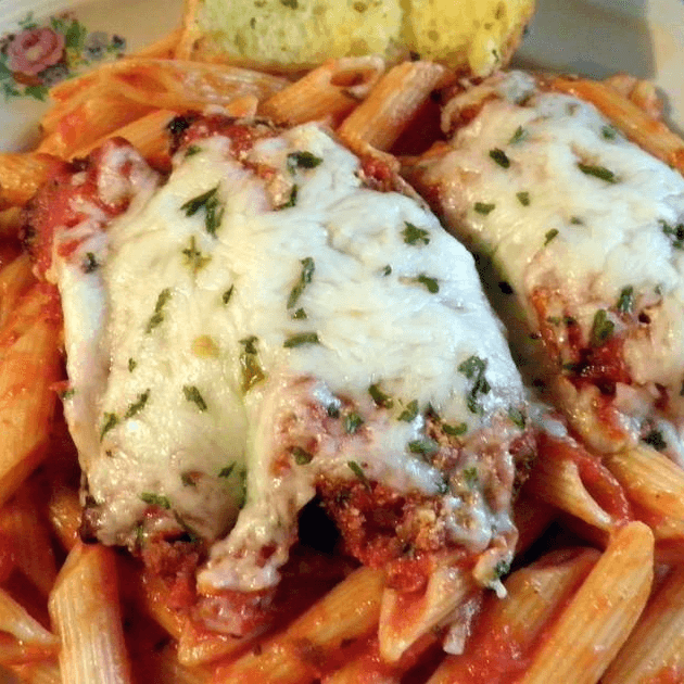 Chicken Parmesan family