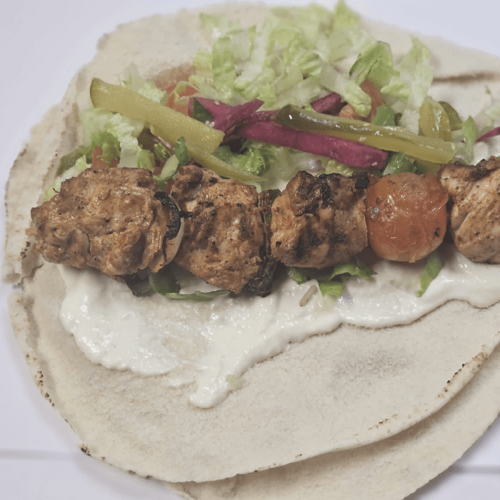 Shish Tawook Sandwich.