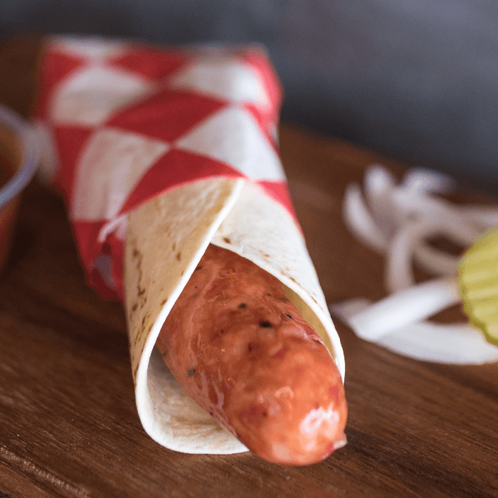 Pork Garlic Sausage Wrap