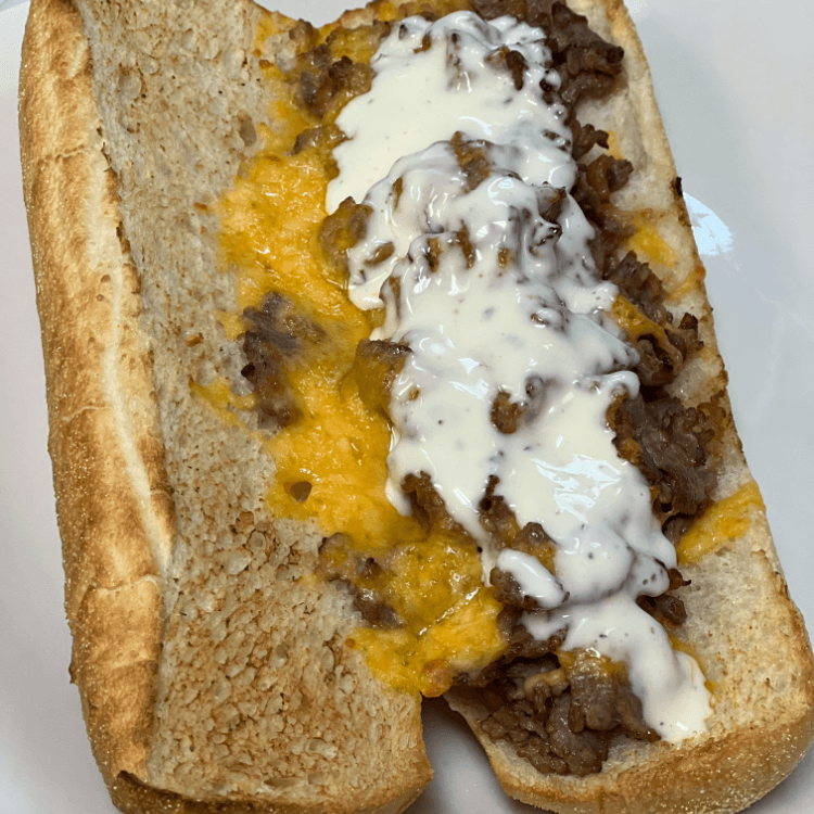 Bacon Cheddar Philly Sandwich