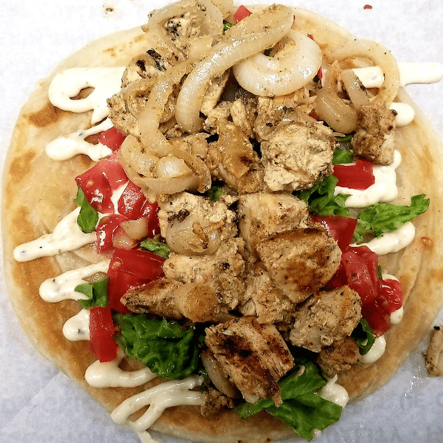 Grilled Chicken Paratha Roll