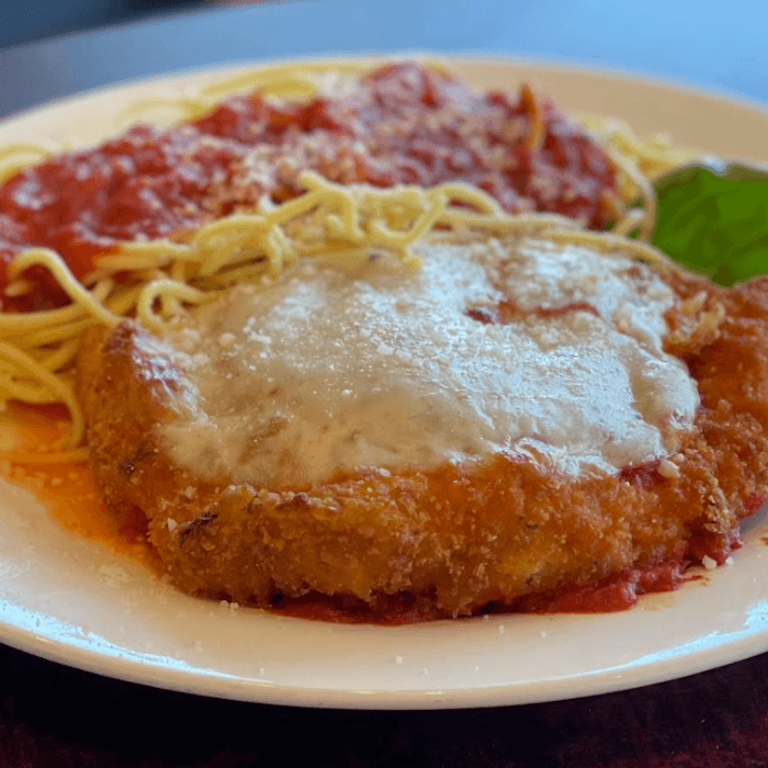 Chicken Parmigiana.