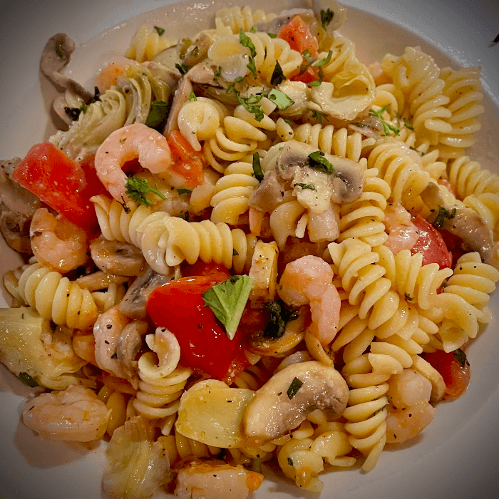 Shrimp Olio Pasta