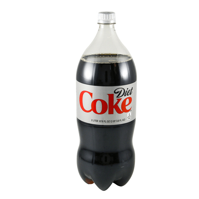 Chilled 2 liter Diet Coke