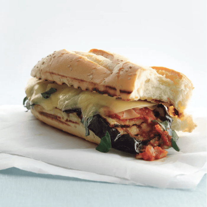 Eggplant Parmigiana Submarine