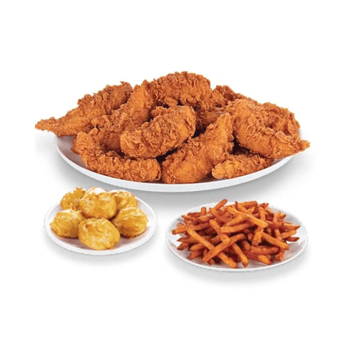 KKC Special 12 PC Chicken Mix, 6 PC Cajun Tenders, 6 Biscuits & Family Fries.