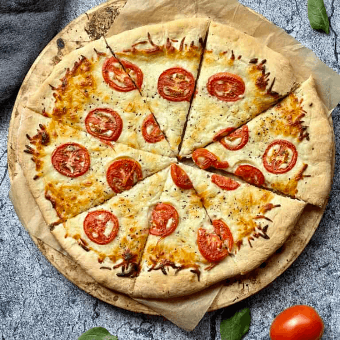 White Tomato Pizza (Personal 10")