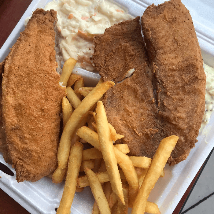 Fish & Chips Entree.