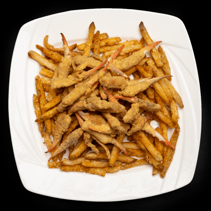 Fried Crab Claws with Fries