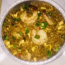 Arroz Chaufa Shrimp.