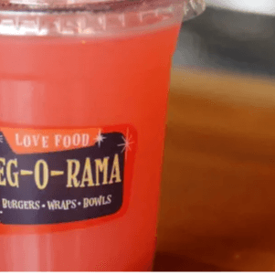 Berries Mint Lemonade.