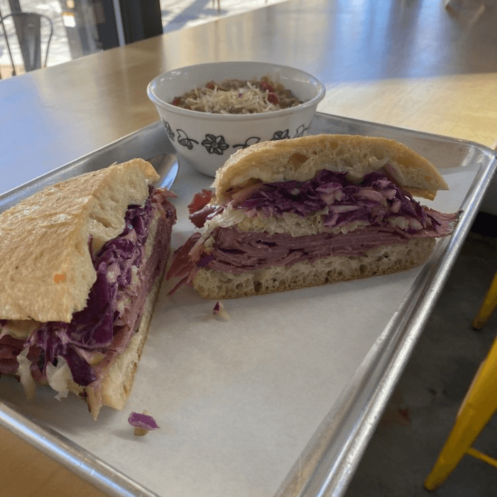 1/2 Pastrami Reuben Local's Combo