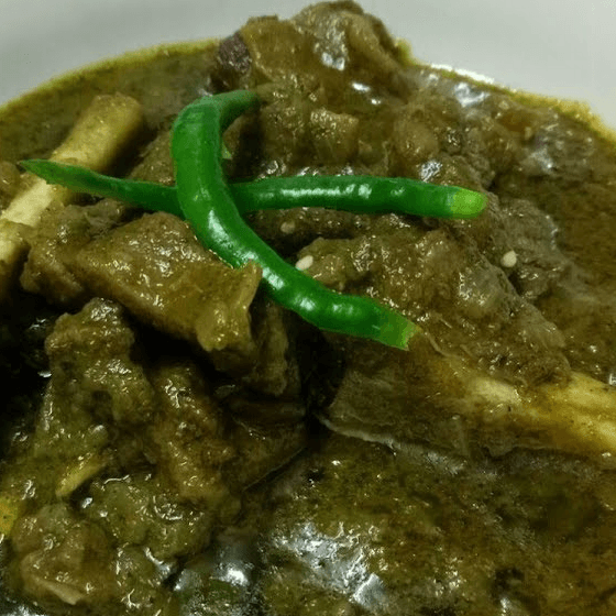 Hariyali Goat Curry