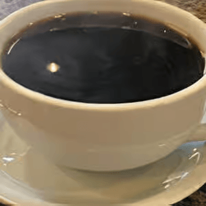 Freshly Brewed Coffee.