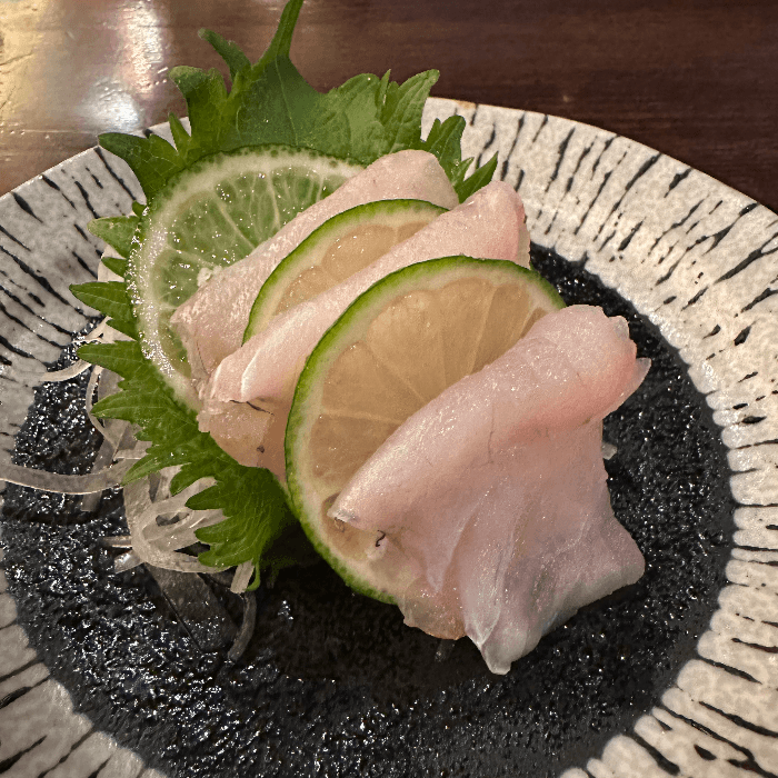 Fluke Sashimi.
