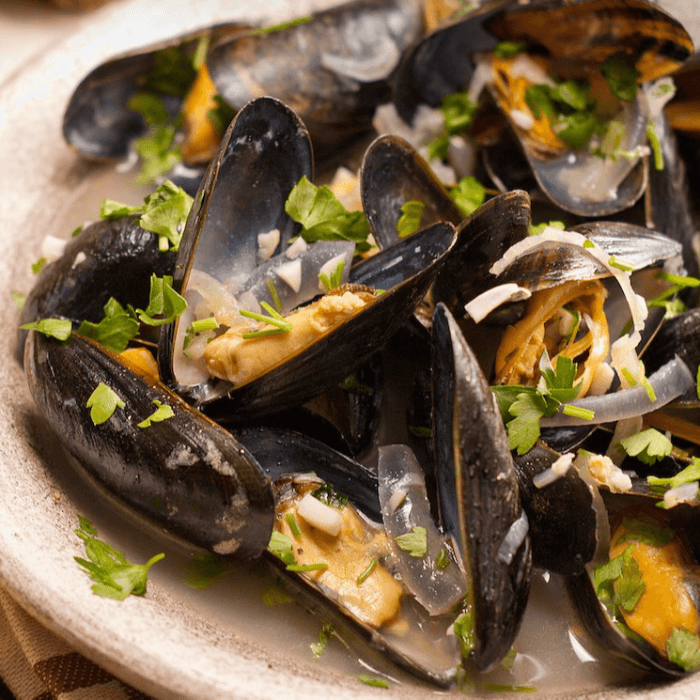 Mussels Bianco