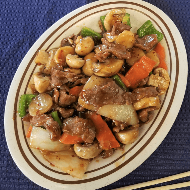 Beef in Garlic sauce (QT).