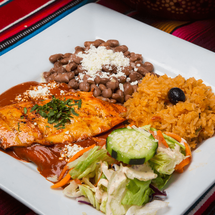 Guajillo Enchiladas & Grilled Chicken