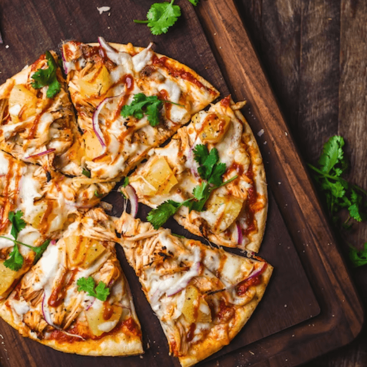 Pizza Alfredo (Medium 12 in).