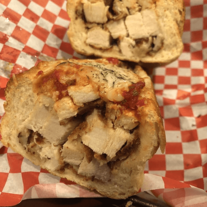 Chicken Parmesan Sub.