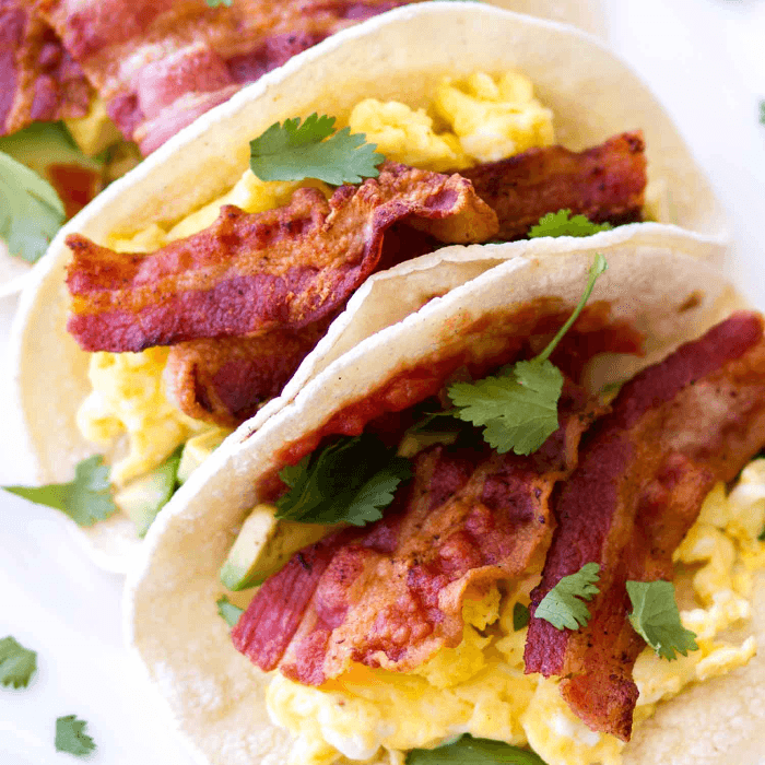 Bacon and Egg Taco