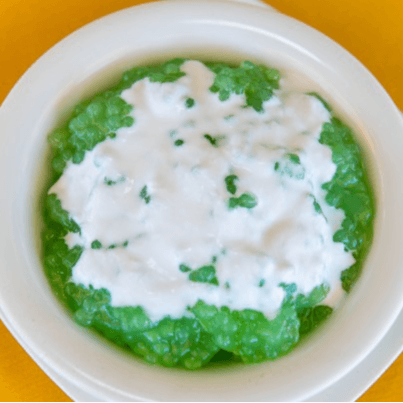 Sweet Tapioca with Coconut Milk.