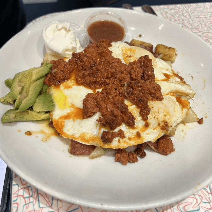 Chorizo and Egg Bowl.