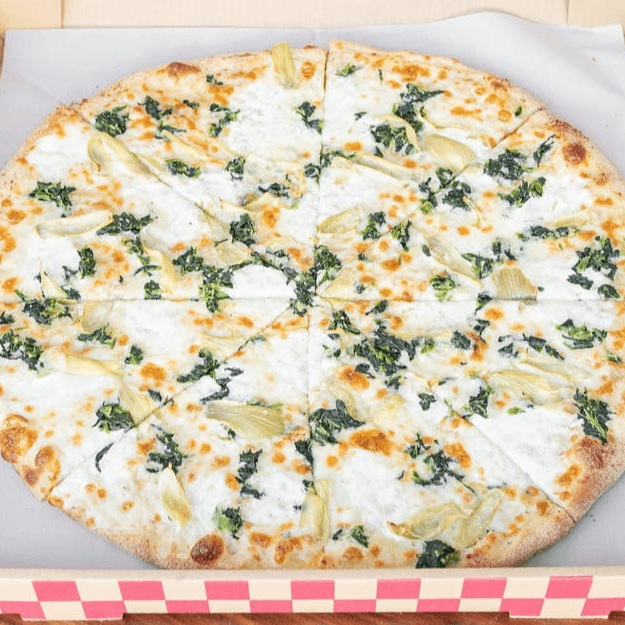 Spinach Artichoke Pizza (18" 8 Slices)