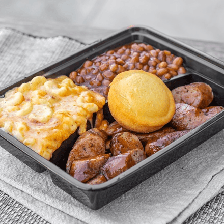 UNCLE LOUIE'S ANDOUILLE CHICKEN LINKS PLATE