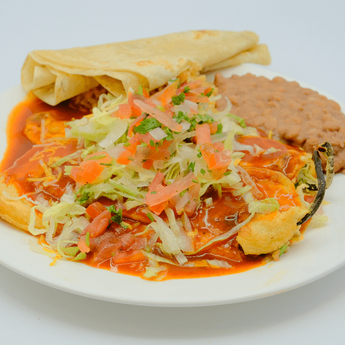 Two Chiles Rellenos