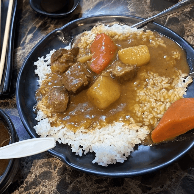 Beef Curry Rice.