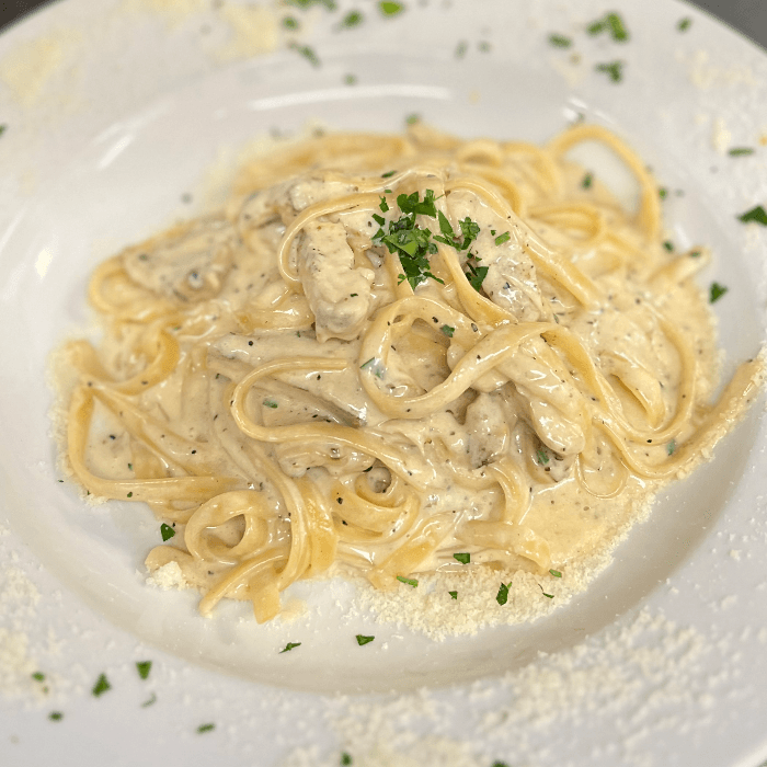 Fettuccine Alfredo.