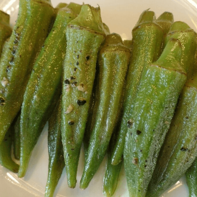 Boil Whole Okra