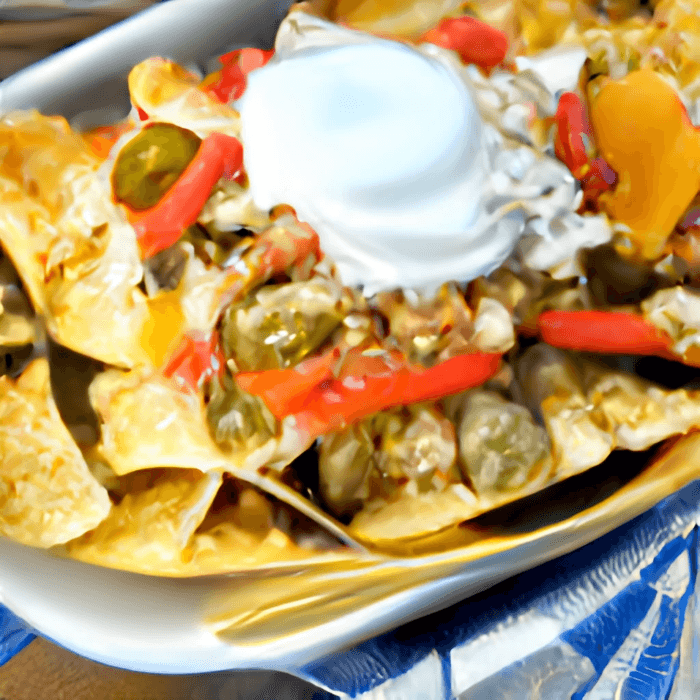 Chicken Fajita Nachos