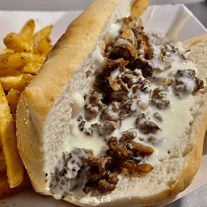 Cheesesteak Sandwich.