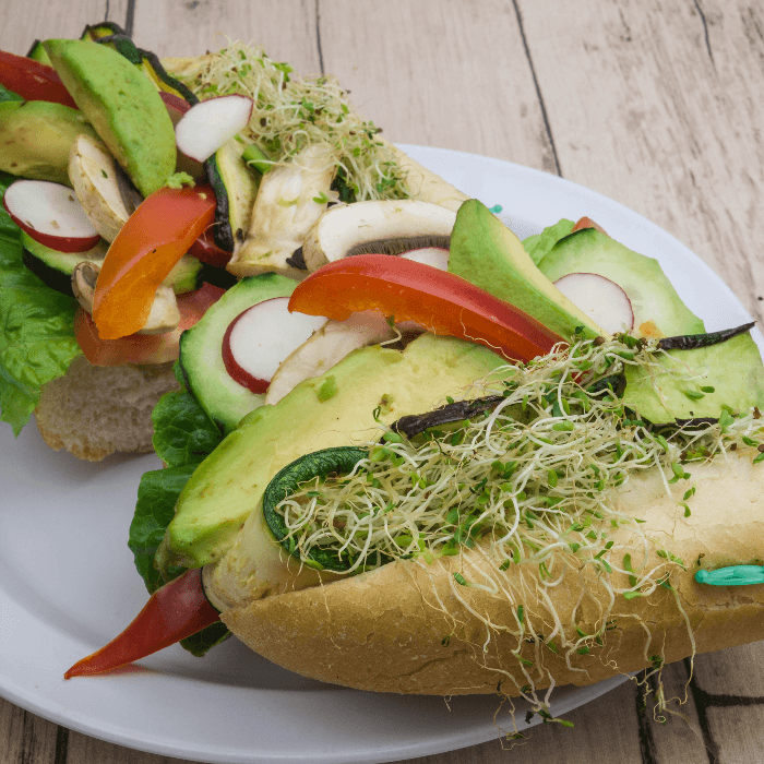 Vegetarian Garden Sandwich