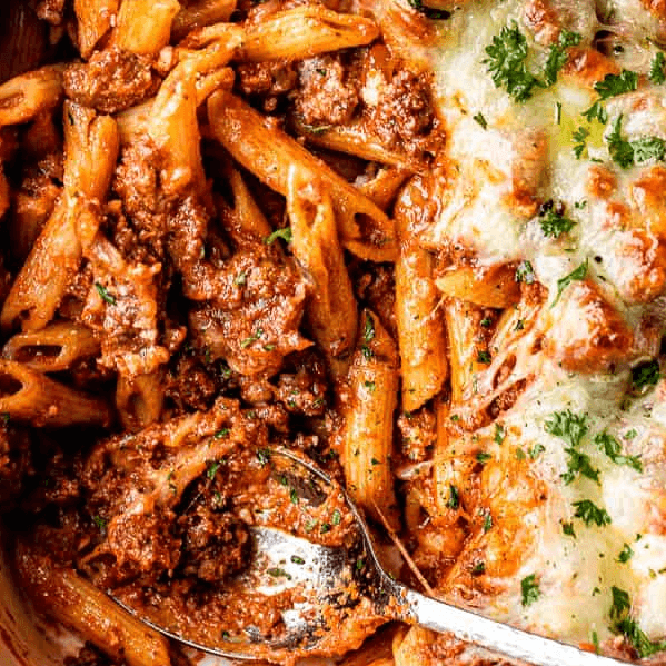 Baked Ziti with Meat
