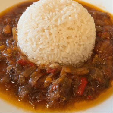 Rice with Gravy (Oxtail Gravy) - Lunch