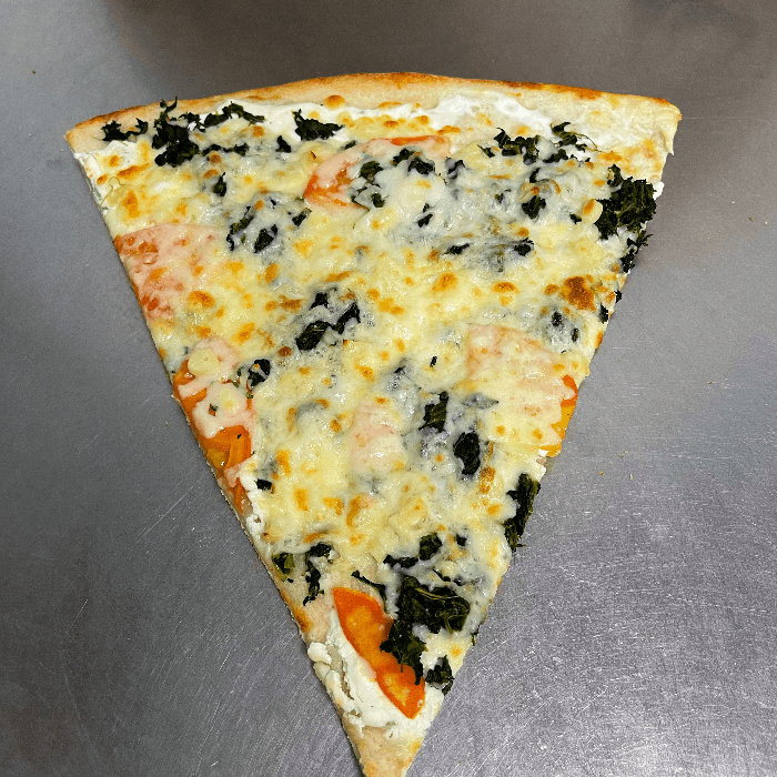 White Pizza Slice.
