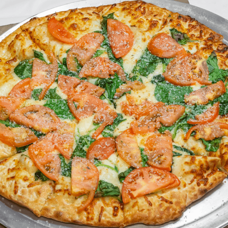 Garlic Spinach White (X-Large 16" (12 Cuts))