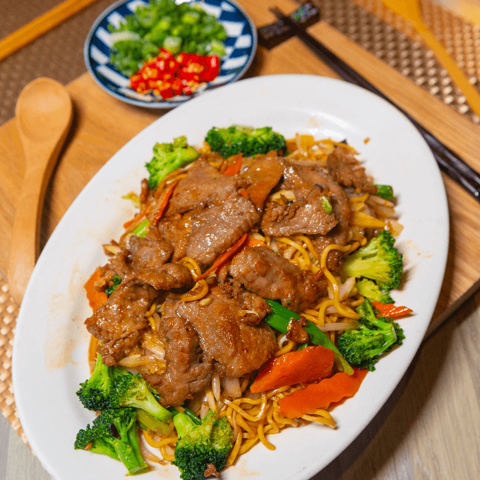 8. Beef Chow Mein