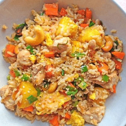 Pineapple Chicken Fried Rice 