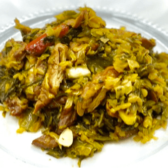 P06. Stir Fry Intestines /w Pickles 酸菜炒大腸.