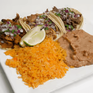 3 Street Tacos Plate 