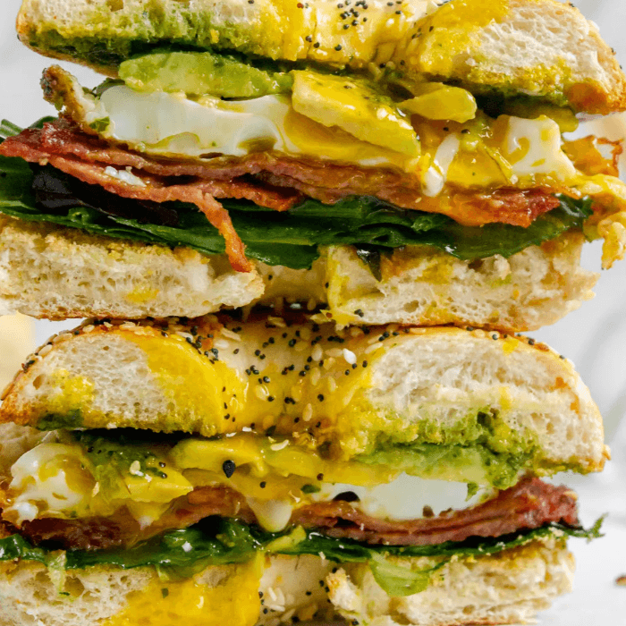 Pesto Egg Sandwich