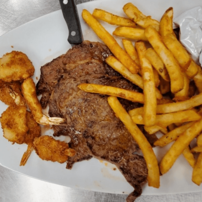 Steak & Shrimp.