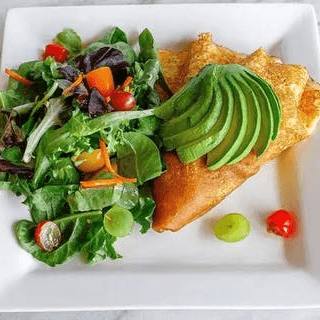 Smoked Turkey & Avocado Crepe.