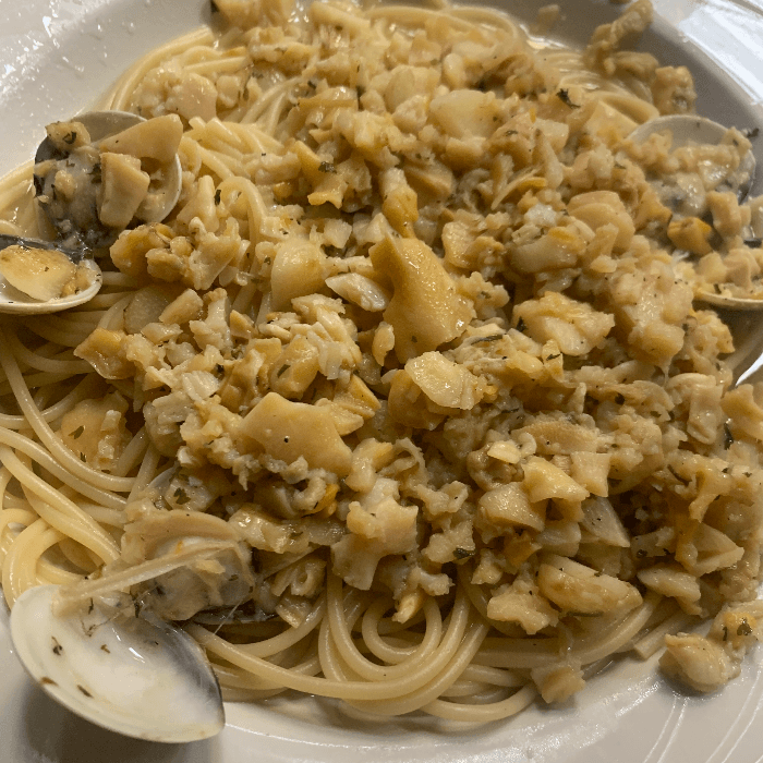 Spaghetti with Clam Sauce.