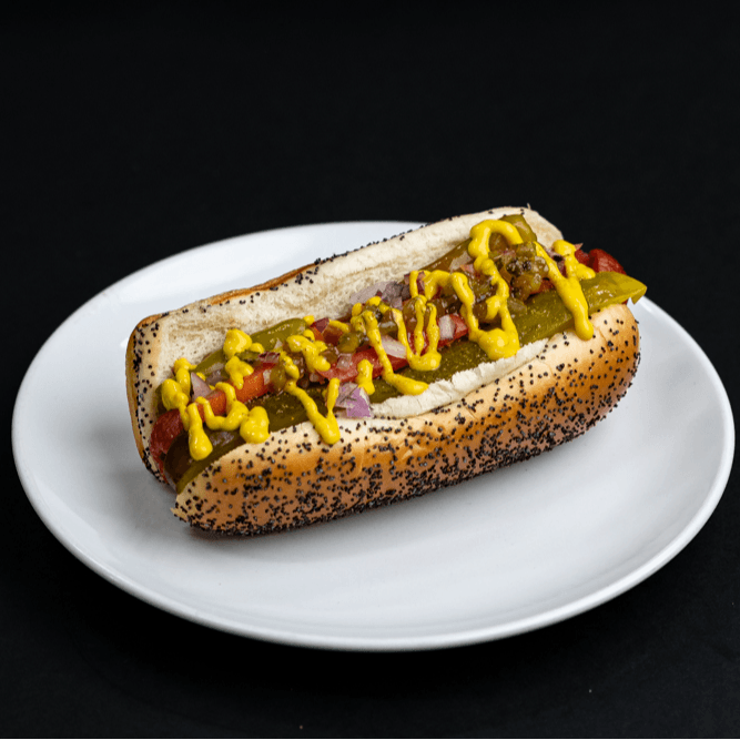 Chicago Style Hot Dog.